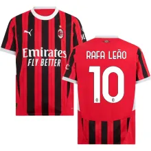 RAFA LEãO #10 AC Milan 1:1 Quality Home Fans Soccer Jersey 2024/25 意甲字体 ★★