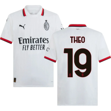 THEO #19 AC Milan Away White Fans Soccer Jersey 2024/25 意甲字体 ★★