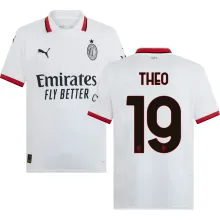 THEO #19 AC Milan Away White Fans Soccer Jersey 2024/25 意甲字体 ★★