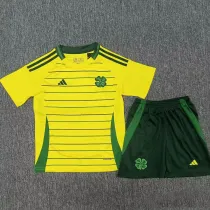 2024/25 Celtic Away Yellow Kids Jersey