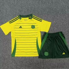 2024/25 Celtic Away Yellow Kids Jersey