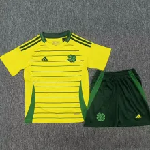 2024/25 Celtic Away Yellow Kids Jersey