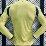 2024/25 Al Nassr Home Yellow Long Sleeve Player Version Jersey