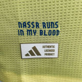 2024/25 Al Nassr Home Yellow Long Sleeve Player Version Jersey