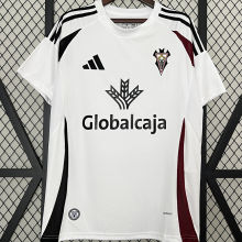 2024/25 Albacete Home White Fans Soccer Jersey 阿尔巴赛特