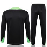 2025 Brazil Black Sweater Tracksuit