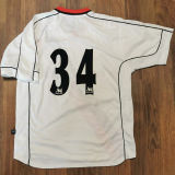 2002/03 Man City Away White Retro Jersey