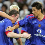 RONALDO #7 M Utd Away Blue Retro Soccer Jersey 2005/06 ★★