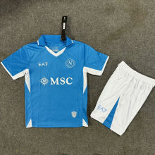 2024/25 Napoli Home Blue Kids Soccer Jersey