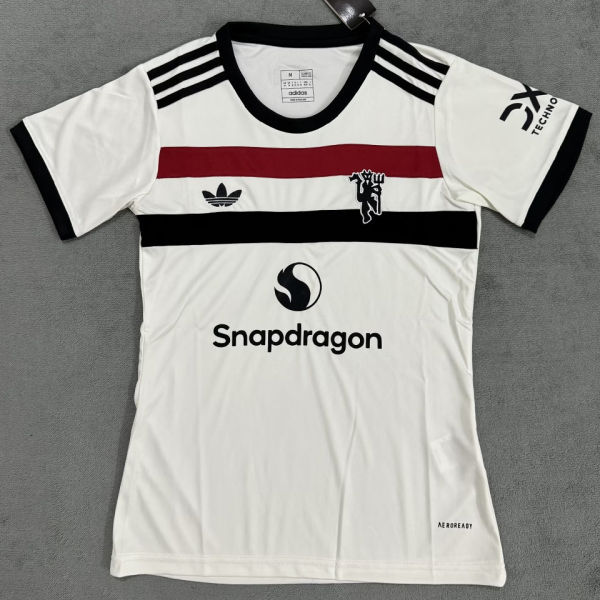 2024/25 M Utd Third White Women Soccer Jersey 女