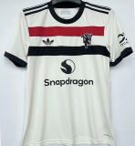 2024/25 M Utd 1:1 Quality Third White Fans Soccer Jersey