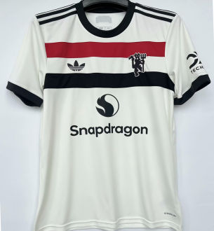 2024/25 M Utd 1:1 Quality Third White Fans Soccer Jersey