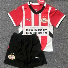 2024/25 P S V Home Kids Soccer Jersey
