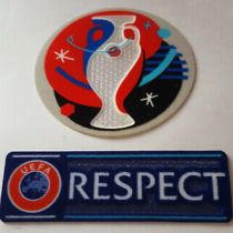 UEFA Euro 2016 + Respect Patch 2016 欧洲杯臂章 + 公平条 (You can buy it alone OR tell us which jersey to print it on. )