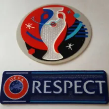 UEFA Euro 2016 + Respect Patch 2016 欧洲杯臂章 + 公平条 (You can buy it alone OR tell us which jersey to print it on. )