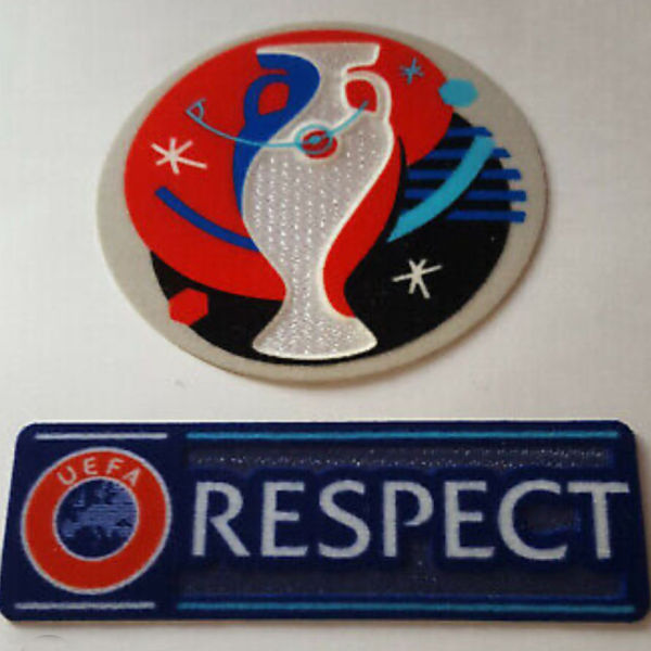 UEFA Euro 2016 + Respect Patch 2016 欧洲杯臂章 + 公平条 (You can buy it alone OR tell us which jersey to print it on. )