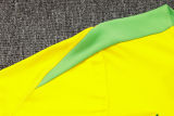 2025 Brazil Yellow Training Jersey(A Set)