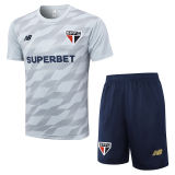 2025 Sao Paulo Grey Training Jersey(A Set)