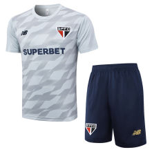 2025 Sao Paulo Grey Training Jersey(A Set)