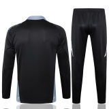 2025 Italy Black Kids Sweater Tracksuit