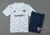 2025 Sao Paulo Grey Training Jersey(A Set)