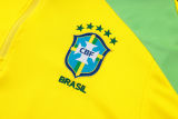 2025 Brazil Yellow Sweater Tracksuit