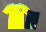 2025 Brazil Yellow Training Jersey(A Set)