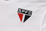 2025 Sao Paulo White Sapphire Blue Training Jersey(A Set)