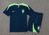 2025 Brazil Sapphire Blue Training Jersey(A Set)