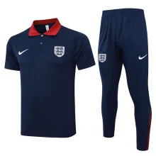 2025 England Sapphire Blue POLO Training Tracksuit