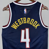 2024 Nuggets WESTBROOK #4 Sapphire Blue NBA Jersey