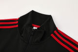 2025 M Utd Black Jacket Tracksuit