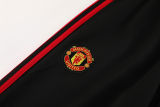 2025 M Utd Black Jacket Tracksuit