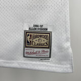 196/97 76ers IVERSON #3 White Retro NBA Jersey