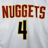 2024 Nuggets WESTBROOK #4 White NBA Jersey