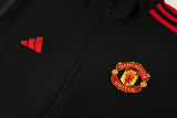 2025 M Utd Black Jacket Tracksuit