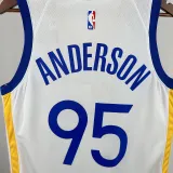 2024 Warriors ANDERSON #95 White NBA Jersey