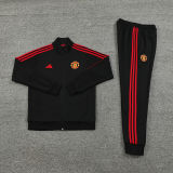 2025 M Utd Black Jacket Tracksuit
