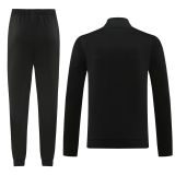 2025 M Utd Black Jacket Tracksuit