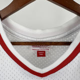 196/97 76ers IVERSON #3 White Retro NBA Jersey