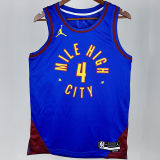 2024 Nuggets WESTBROOK #4 Blue NBA Jersey