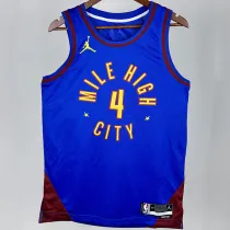 2024 Nuggets WESTBROOK #4 Blue NBA Jersey