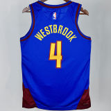 2024 Nuggets WESTBROOK #4 Blue NBA Jersey