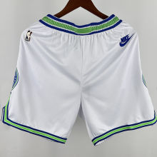 2024/25 Timberwolves White Retro NBA Shorts Pants
