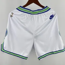 2024/25 Timberwolves White Retro NBA Shorts Pants