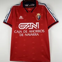 1996/97 Osasuna Home Red Retro Soccer Jersey