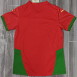 2024/25 Morocco Red Fans Soccer Jersey