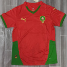 2024/25 Morocco Red Fans Soccer Jersey