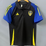 2024/25 Leeds Utd Black POLO Short Jersey