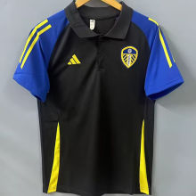 2024/25 Leeds Utd Black POLO Short Jersey